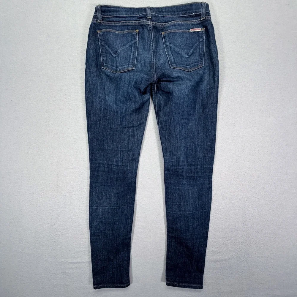 Hudson Skinny Jeans Womens 27 Good Dark‎ Wash Stretch Denim Low Rise Five Pocket